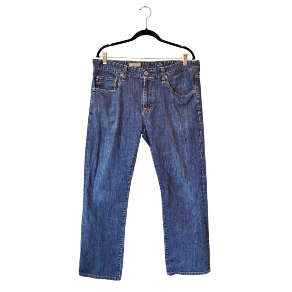 AG Men's Dark Wash The Protege Straight Leg Jeans Size 36x32